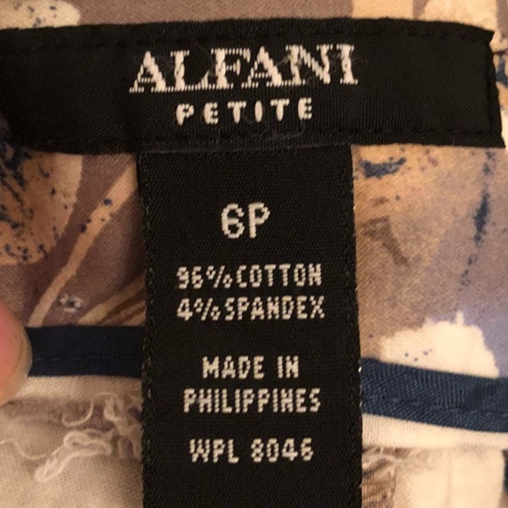 Alfani Pencil Skirt SZ 6 Petite - Watercolors - Picture 6 of 8